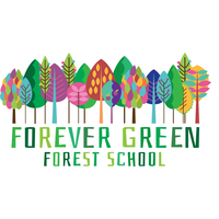 Forever Green Forest School logo, Forever Green Forest School contact details