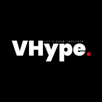 VHype logo, VHype contact details