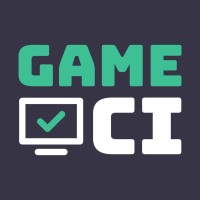 GameCI logo, GameCI contact details