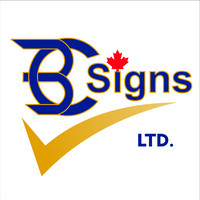 BC Signs ltd. logo, BC Signs ltd. contact details