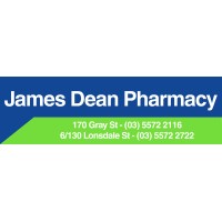 James Dean Pharmacy logo, James Dean Pharmacy contact details