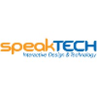 speakTECH logo, speakTECH contact details