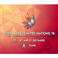 COEP Model United Nations logo, COEP Model United Nations contact details