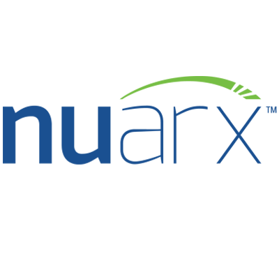 NuArx logo, NuArx contact details