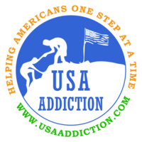 USA Addiction logo, USA Addiction contact details