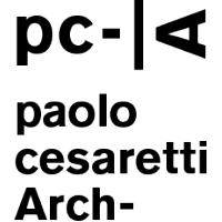 pc-|< paolo cesaretti Arch- logo, pc-|< paolo cesaretti Arch- contact details