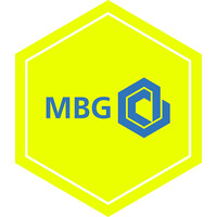 MBG logo, MBG contact details