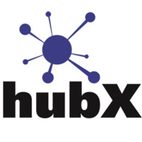 hubX logo, hubX contact details