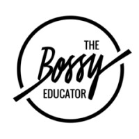 The Bossy Educator logo, The Bossy Educator contact details