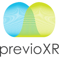 previoXR logo, previoXR contact details