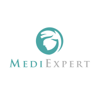 MediExpert logo, MediExpert contact details