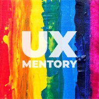 UX Mentory logo, UX Mentory contact details