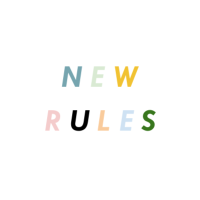 New Rules logo, New Rules contact details