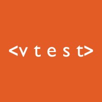 VTEST logo, VTEST contact details