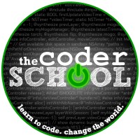 CoderSchool logo, CoderSchool contact details