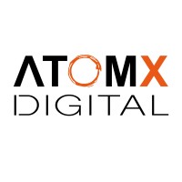 AtomXDigital logo, AtomXDigital contact details