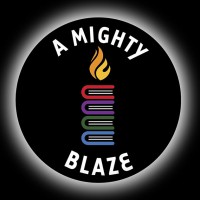 A Mighty Blaze logo, A Mighty Blaze contact details