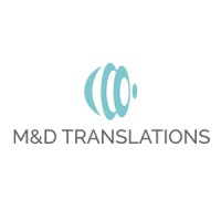 M&D Translations logo, M&D Translations contact details