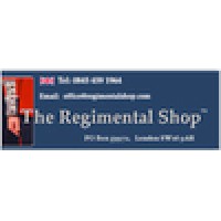 The Regimental Shop logo, The Regimental Shop contact details