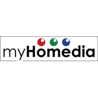 myHomedia logo, myHomedia contact details