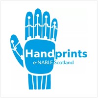 Handprints e-NABLE Scotland logo, Handprints e-NABLE Scotland contact details