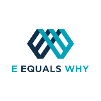 E EQUALS WHY logo, E EQUALS WHY contact details