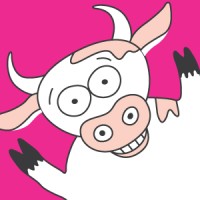 The Pink Cow logo, The Pink Cow contact details