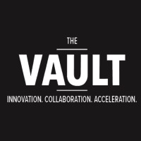 The Vault logo, The Vault contact details