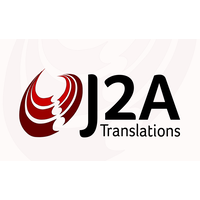 J2A Translations logo, J2A Translations contact details