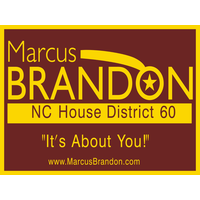 Marcus Brandon for NC House logo, Marcus Brandon for NC House contact details