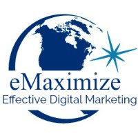 eMaximize logo, eMaximize contact details