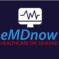 eMDnow logo, eMDnow contact details