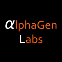 AlphaGen Labs logo, AlphaGen Labs contact details