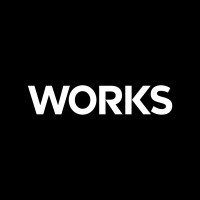 W O R K S logo, W O R K S contact details