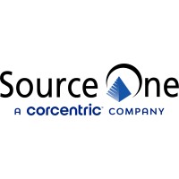 Source One, a Corcentric Company logo, Source One, a Corcentric Company contact details