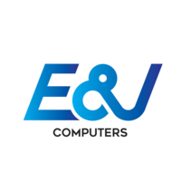 E&J Computers logo, E&J Computers contact details