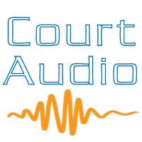 CourtAudio logo, CourtAudio contact details