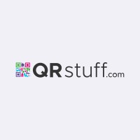 QRStuff.com logo, QRStuff.com contact details