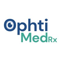 OphtiMedRx logo, OphtiMedRx contact details