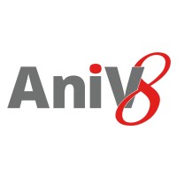 AniV8 logo, AniV8 contact details