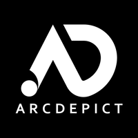 ArcDepict logo, ArcDepict contact details