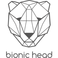 bionic head logo, bionic head contact details