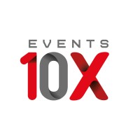 Events 10X logo, Events 10X contact details