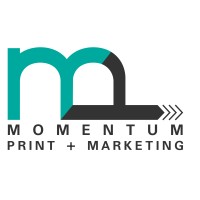 Momentum Print + Marketing logo, Momentum Print + Marketing contact details