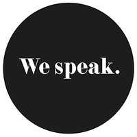 We speak. Prague logo, We speak. Prague contact details