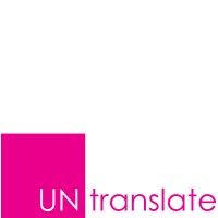 Untranslate logo, Untranslate contact details