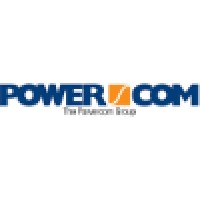 The Powercom Group logo, The Powercom Group contact details