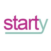 Starty logo, Starty contact details