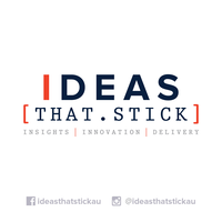 IDEAS THAT STICK logo, IDEAS THAT STICK contact details