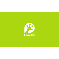 LeapCX logo, LeapCX contact details